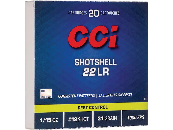 CCI Shotshell 22LR Ammo 31 Grain Lead Shot Direct