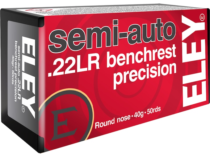 In Stock: Eley Semi-Auto Benchrest Precision 22LR Ammo 40 Grain Round Nose for sale