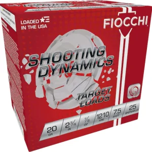 Buy Fiocchi Shooting Dynamics 20 Gauge Ammo 250rounds for sale