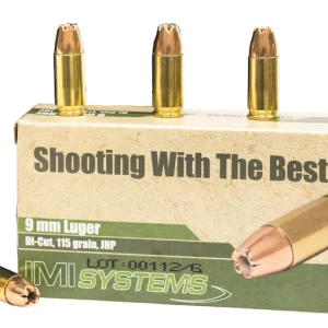 In Stock: IMI 9mm Luger Ammo 115 Grain Jacketed Hollow Point for sale