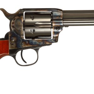 Taylors & Company 556101 1873 Cattleman Drifter 45 Colt (LC) Caliber with 4.75″ Blued Finish Barrel, 6rd Capacity Blued Finish Cylinder, Color Case Hardened Finish Steel Frame & Walnut Grip