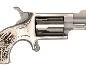 NAA Mini Revolver .22 LR 1-1/8-inch 5rd Stag Grip