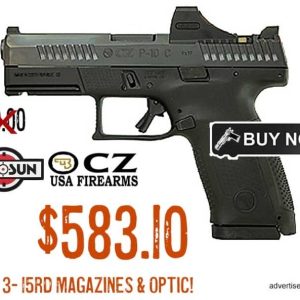 CZ P-10C 9mm with Holosun SCS